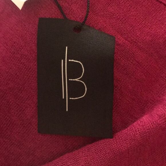 NWT Bobeau Ella Flutter Sleeve Scoop Neck Top Oversize Small - Picture 3 of 6